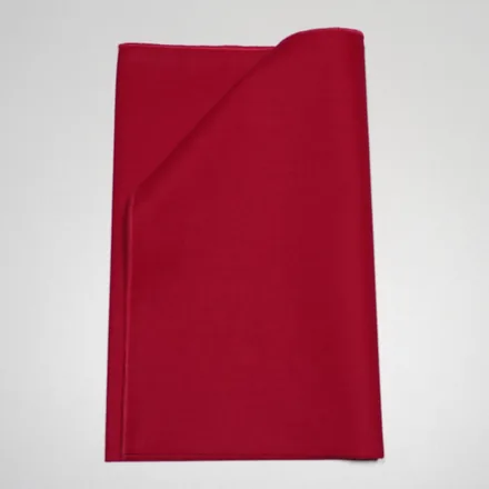 Foulard 01 · Rouge froid sombre vif, plié