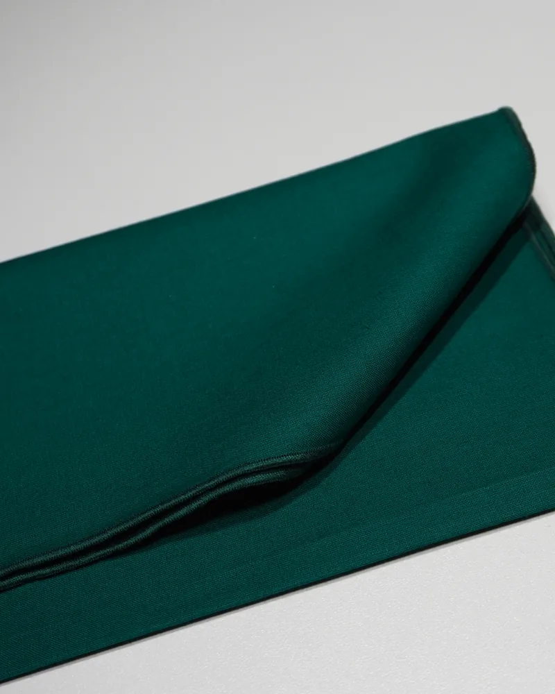 Foulard 09 · Vert froid sombre vif, drapé