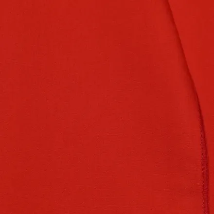 Foulard 13 · Rouge chaud sombre vif, détail du tissu
