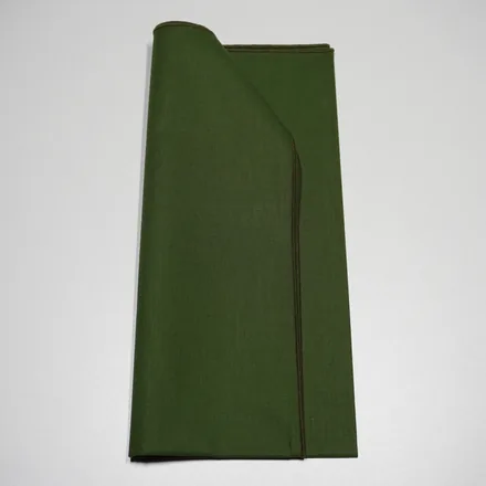 Foulard 21 · Vert chaud sombre vif, plié