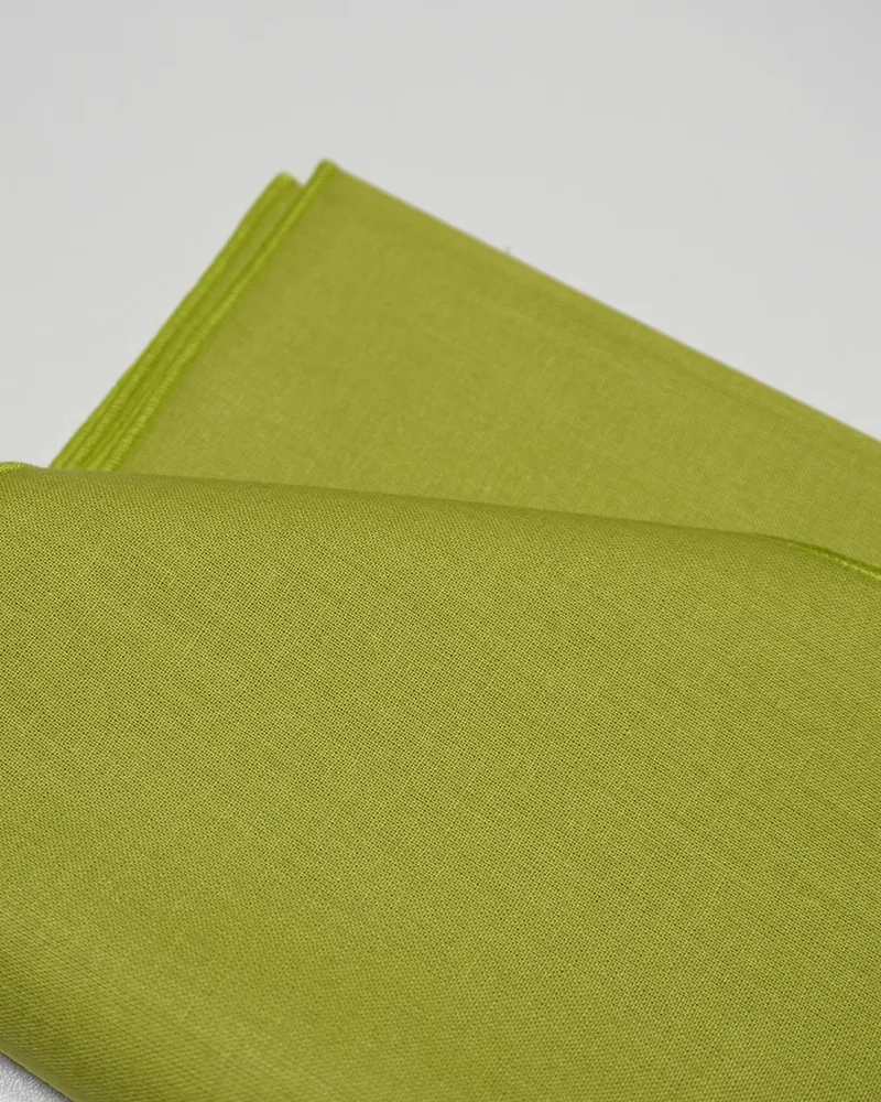 Foulard 23 · Vert chaud clair vif, drapé
